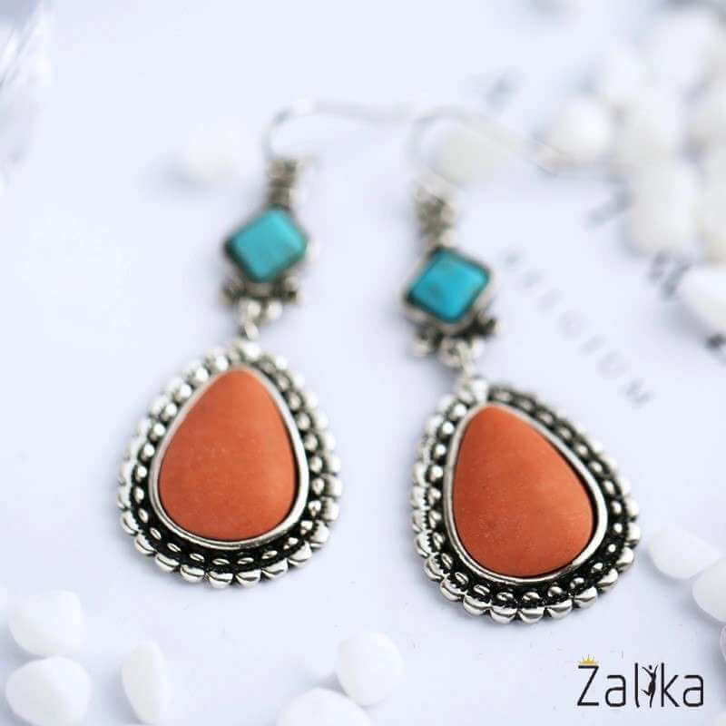 Ethnic Water Drop Earring