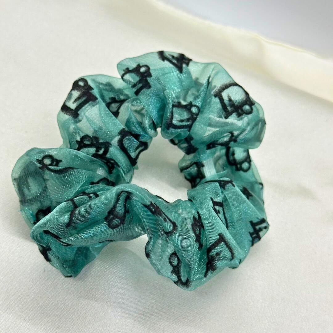 Organza Rubber Scrunchy