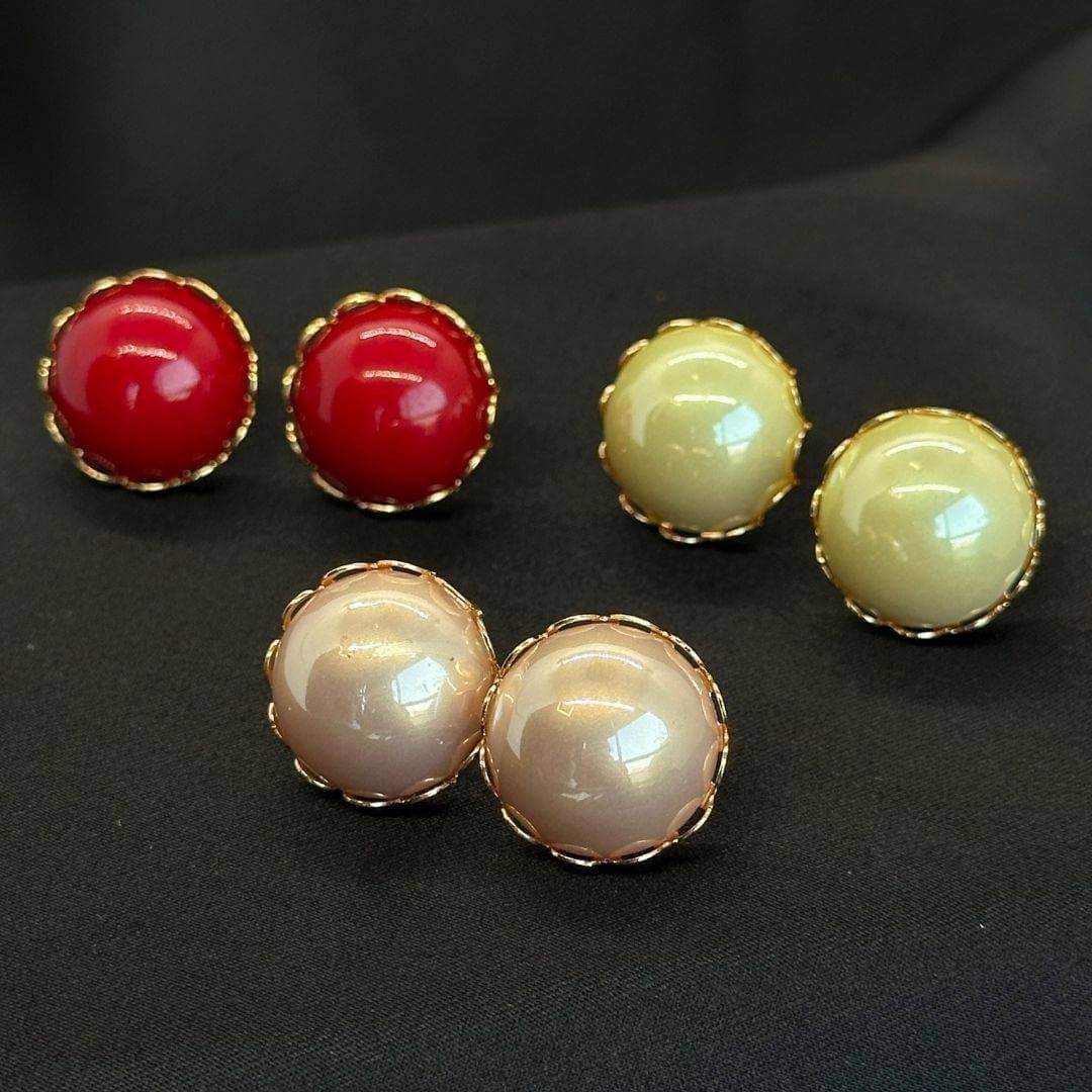 Pearl Three Color Studs