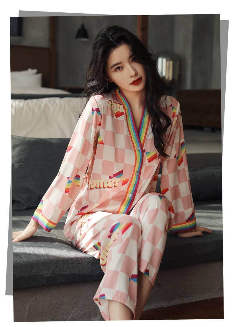 Luxury Silk Night Wear - Elizabeth Pink