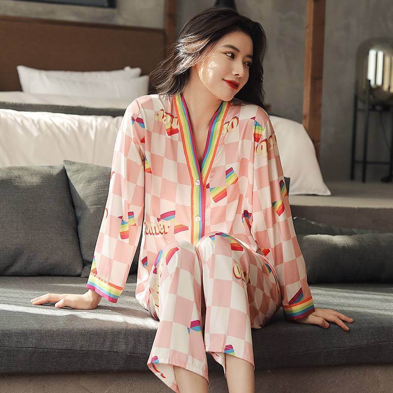 Luxury Silk Night Wear - Elizabeth Pink