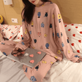 Comfortable Cotton Pajama Set - Pink