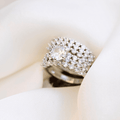 Luxury Geometric Combo Ring
