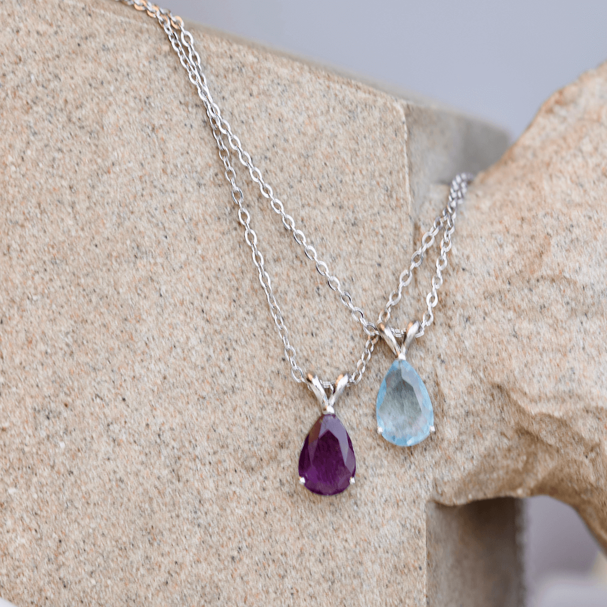 Water Drop Zircon Necklace