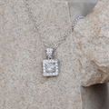 Geometric Square Choker Vintage Necklace