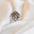 Rose Flower Ethnic Ring