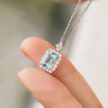 Rhinestone Silver Color for Crystal Zirconia Necklace