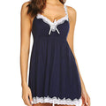 Romantic Baby Doll Lace Back 2 Piece Set - Blue