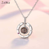 Projection Pendant Necklace