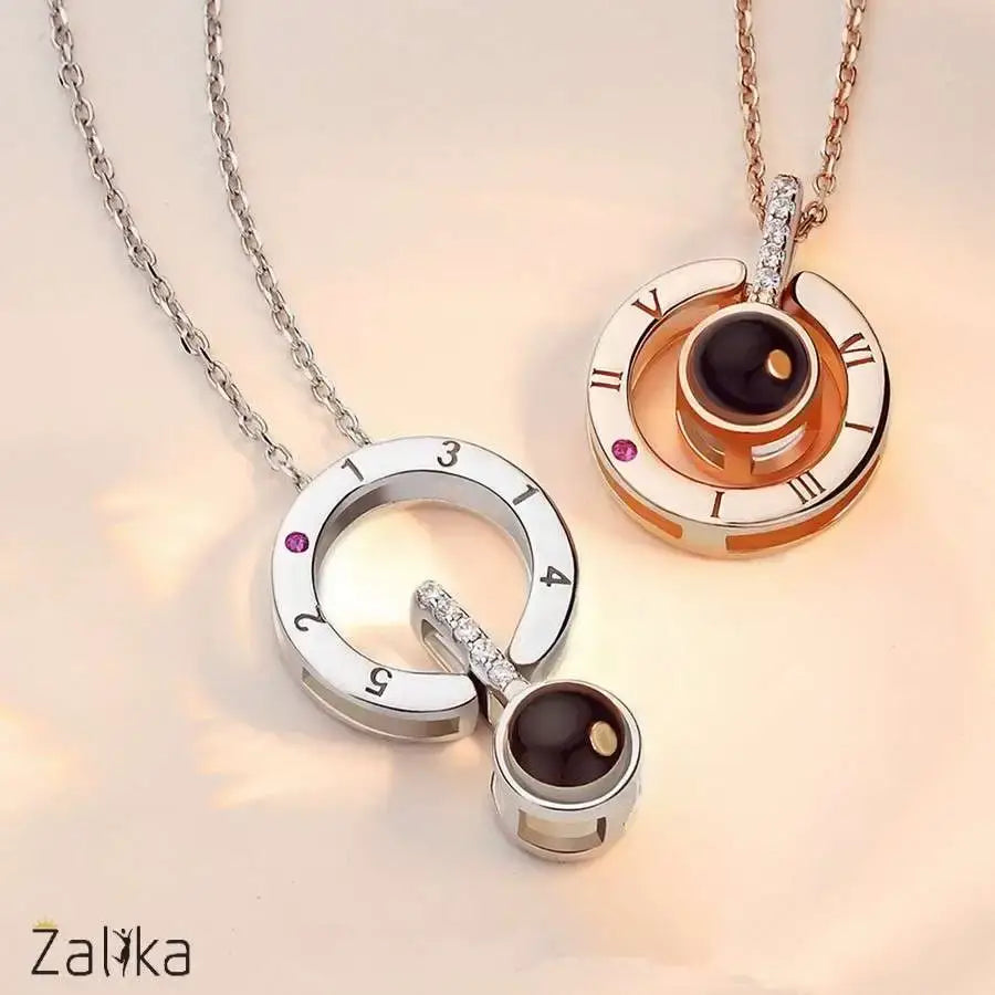 Projection Pendant Necklace