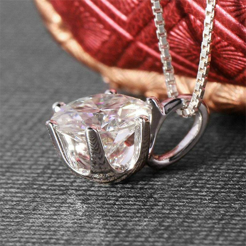 Silver Bling Bling Crystal Necklace