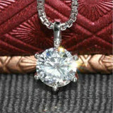 Silver Bling Bling Crystal Necklace