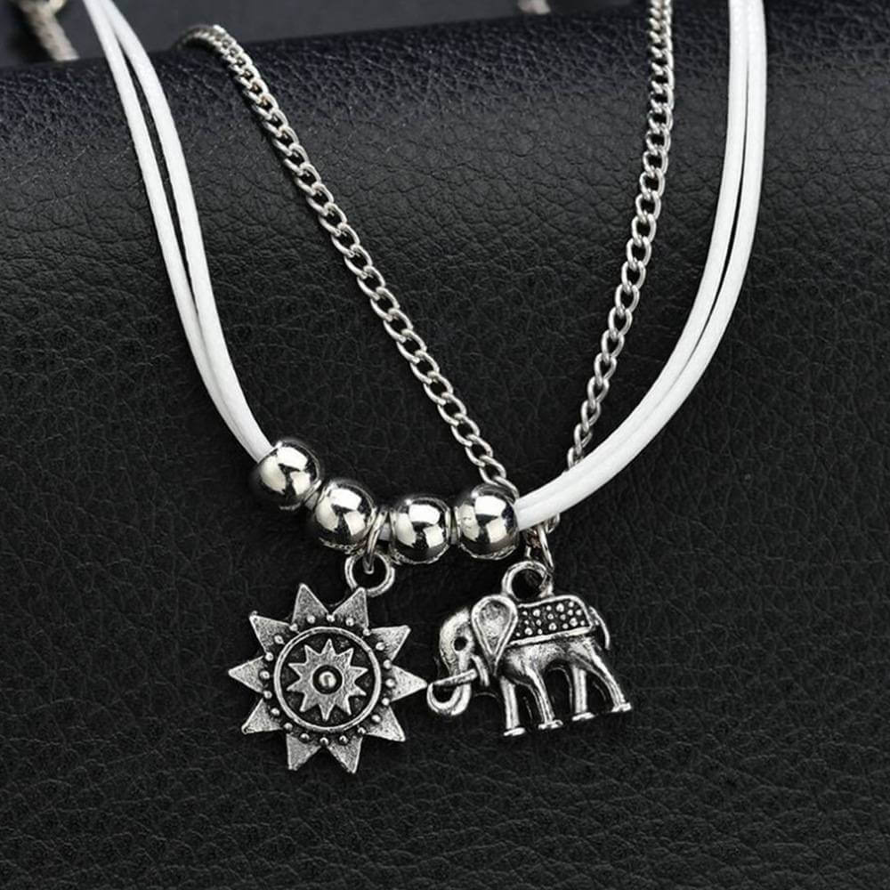 Elephants Sun Anklet
