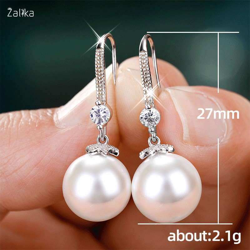Simple Elegant Pearl Earrings