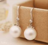 Simple Elegant Pearl Earrings