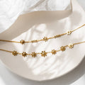 Simple Fresh Sweet Flowers Small Daisy Anklet for girls