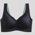 Soft Spandex Seamless Wire free Bra - Black