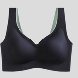 Soft Spandex Seamless Wire free Bra - Black