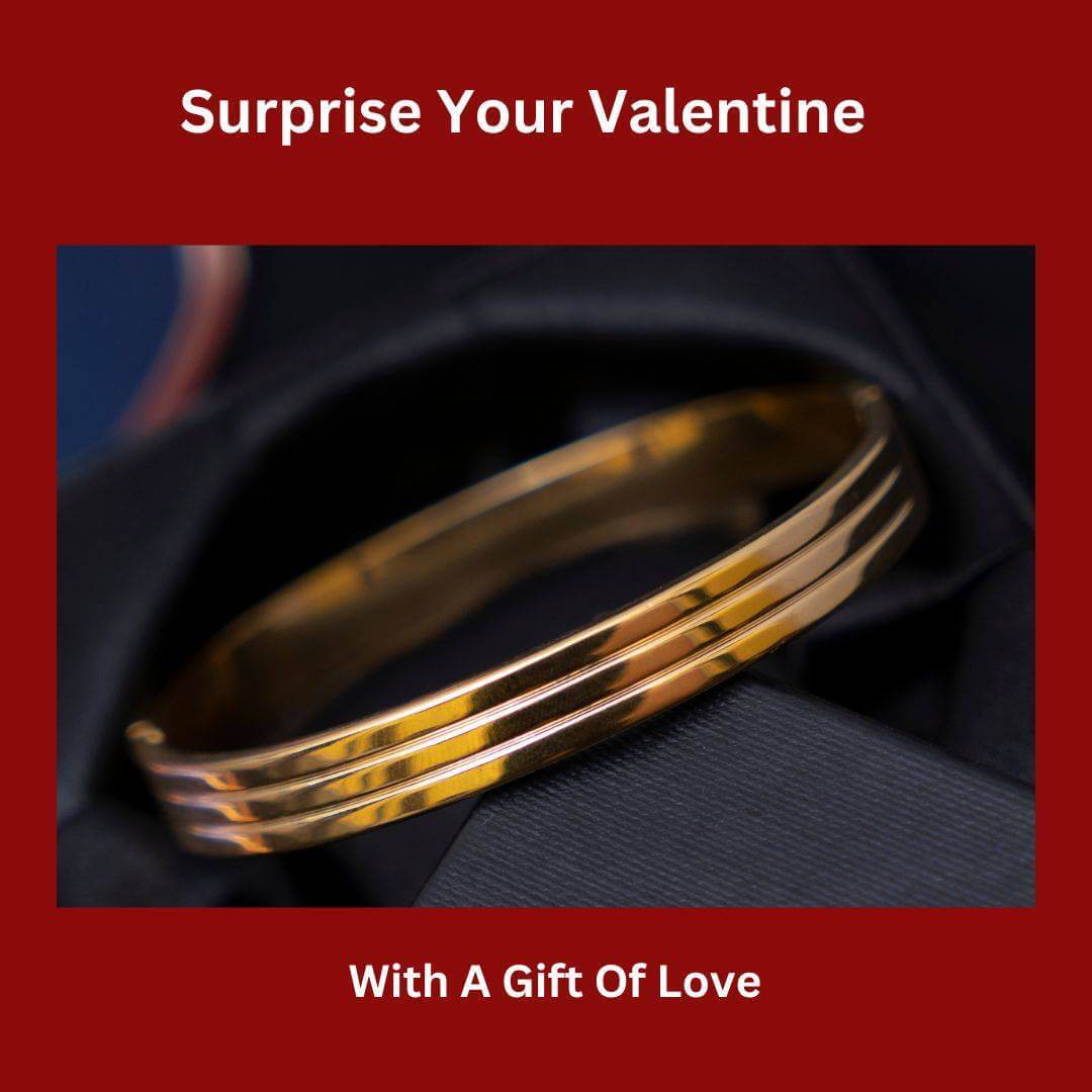 Stylish Bangle 18k Gold Plated