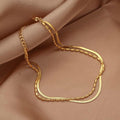 Double Layer Snake Anklet