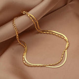 Double Layer Snake Anklet