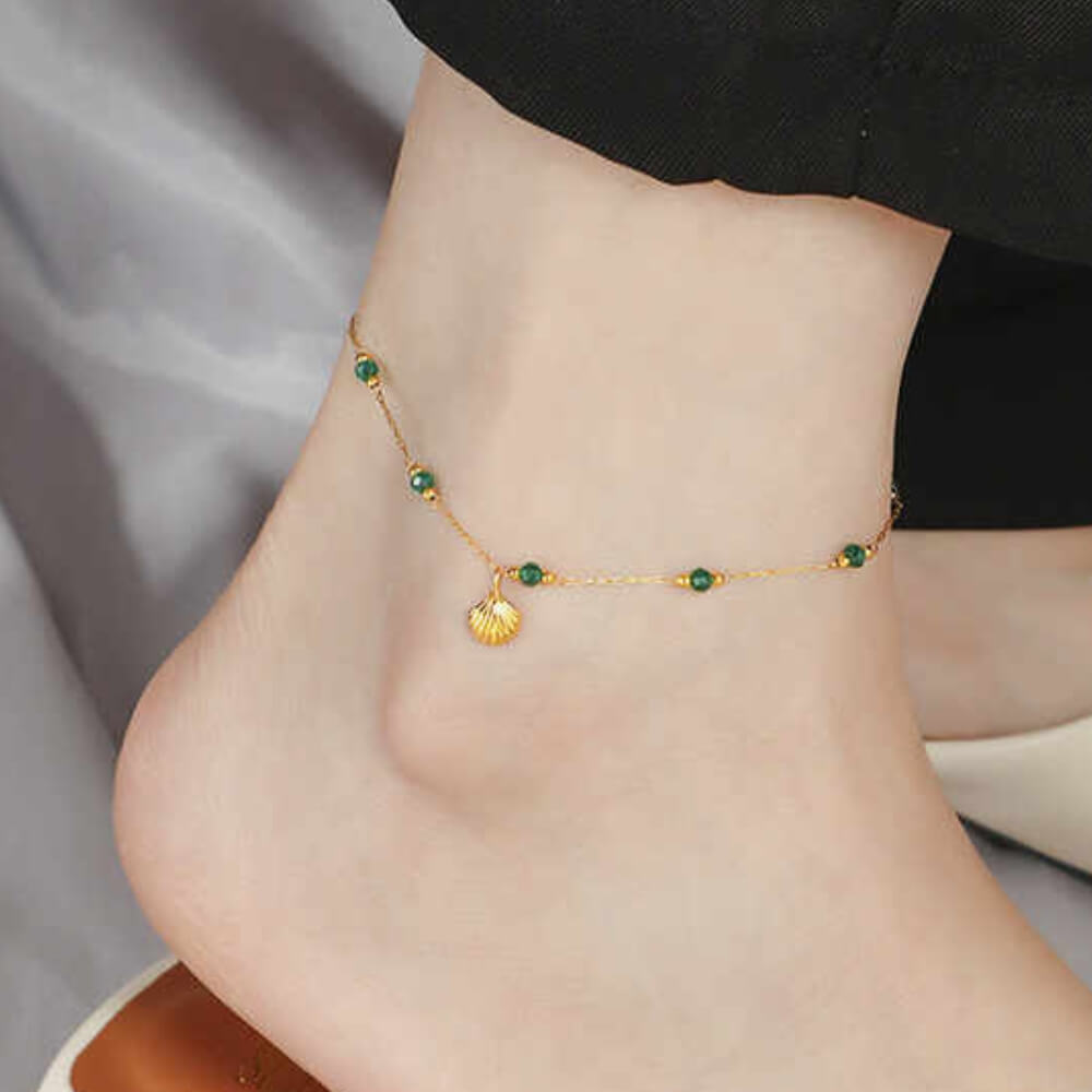 Mint Beads Anklet