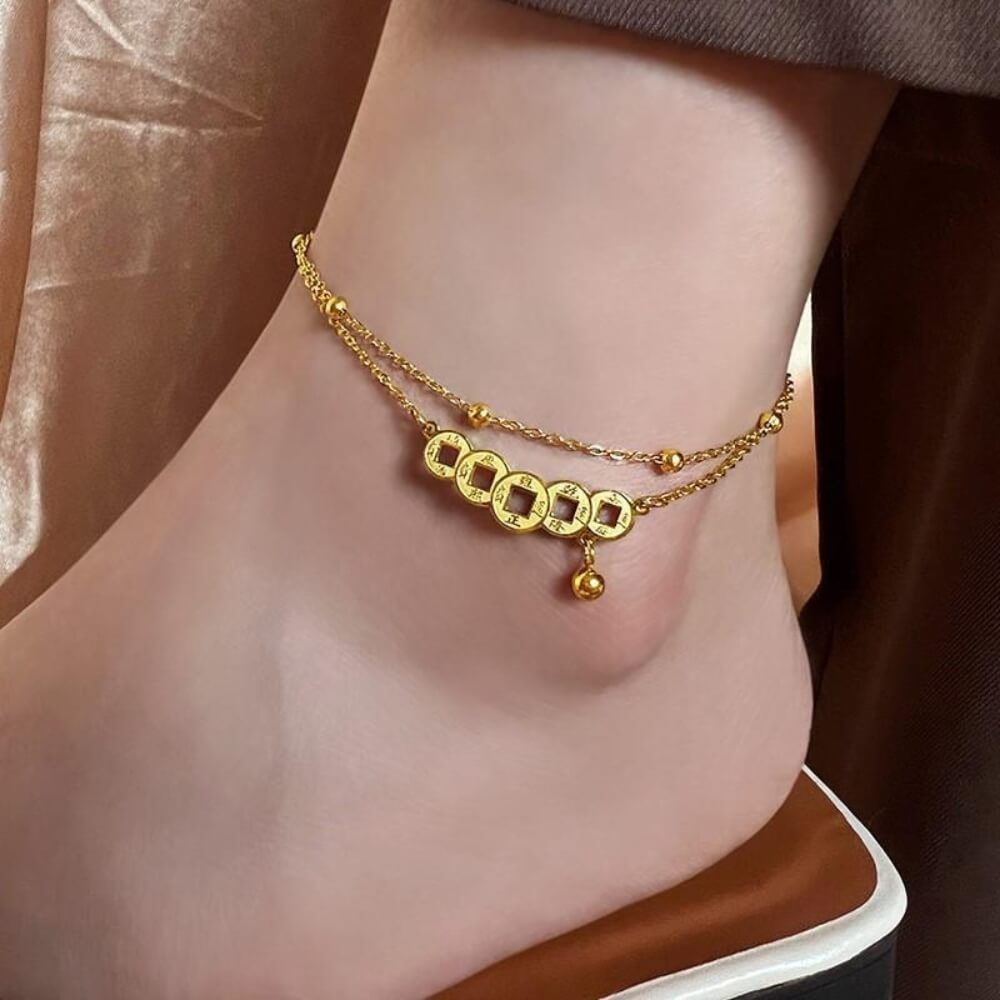 Tinkle Double Layer Anklet