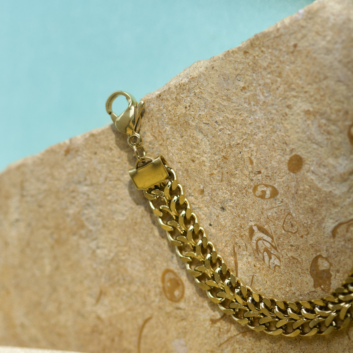 Thick Chained Stainless Steel Bracelet