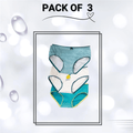 Pack Of 3 EveryDay Panty-Medium (White, Green, Light Green)