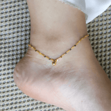 Round Bead Anklet Chain