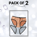 Cotton Panties Pack Of 2  (brown, grey)