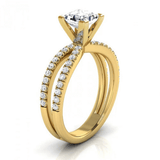 Double Layer Engagement Ring