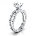 Double Layer Engagement Ring