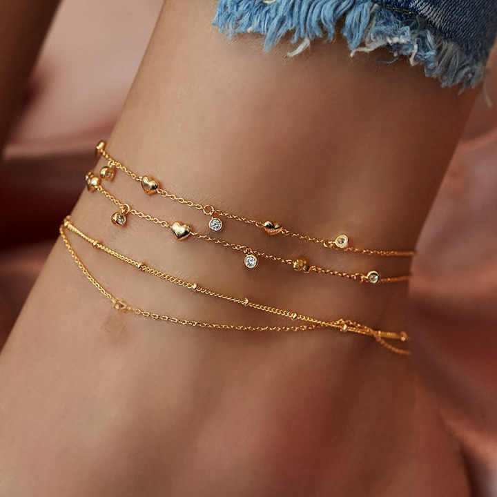 Multi Layers Starshine Anklet