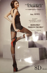 Seamless see through panty hose