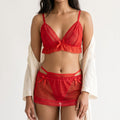 Chic Red Net Set
