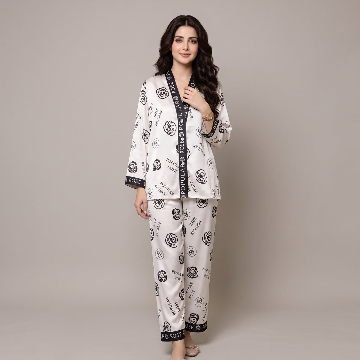 Luxury silk night wear - kelly Rose
