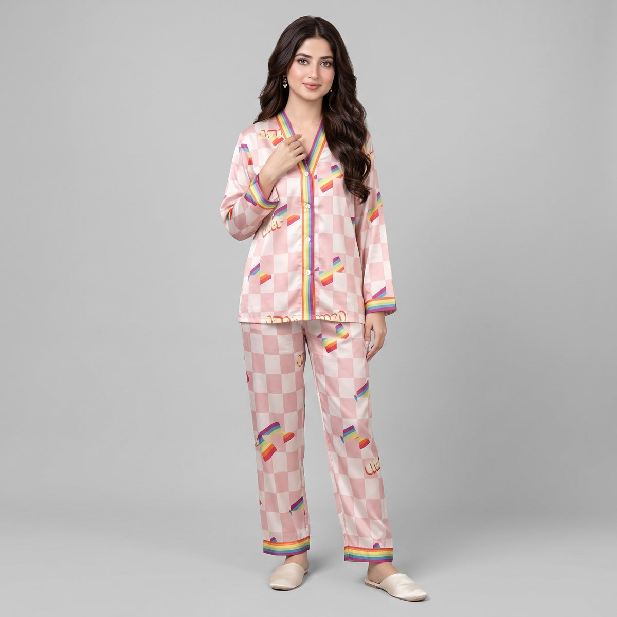 Luxury Silk Night Wear - Elizabeth Pink