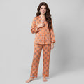 Luxury Silk Night Wear Hally orange