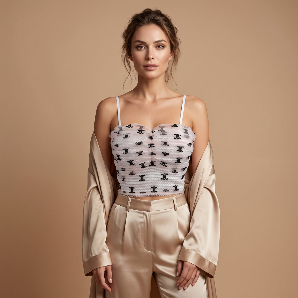 Cute Net full Cover top with strap