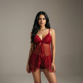 Front Frill Sexy Nighty