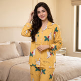 Floral Ladies Pajama Set - Moon Rabbit