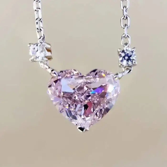 White Color Crystal Citrine Imitate Clavicle Necklace