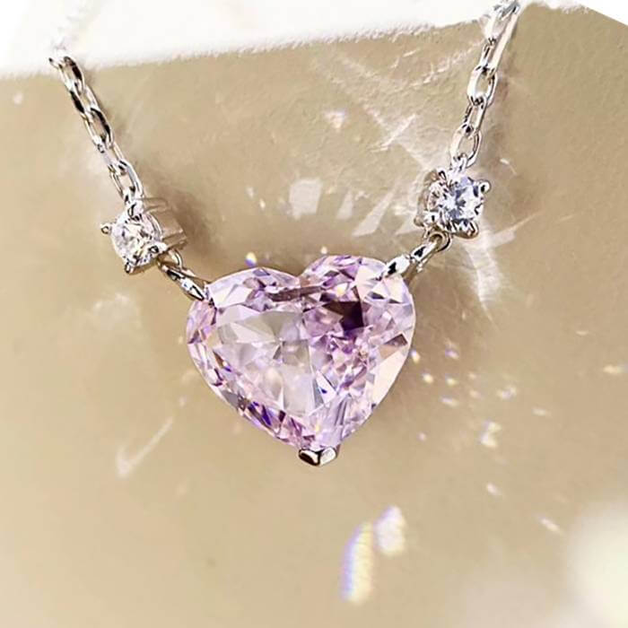 White Color Crystal Citrine Imitate Clavicle Necklace