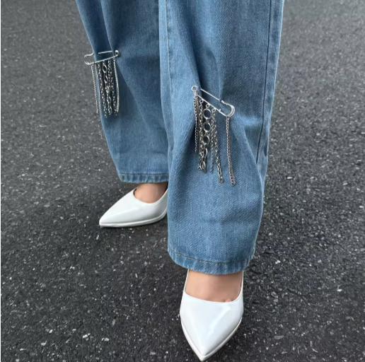 Creative Adjustable Star Tassels Brooch