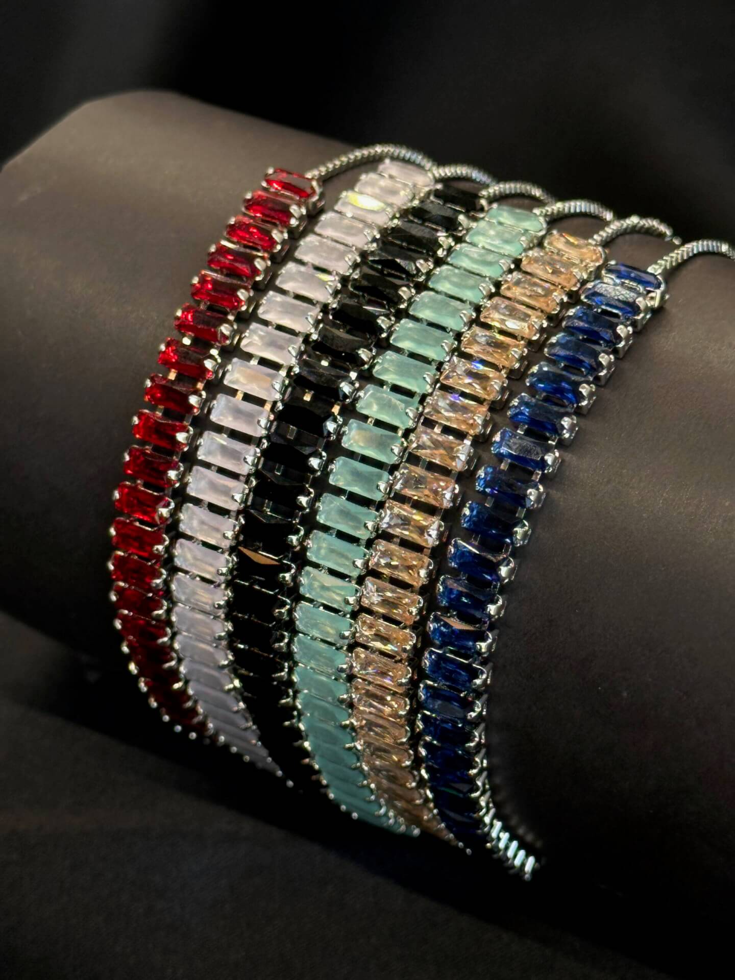 Gem Silver Plated Bracelet for Girls