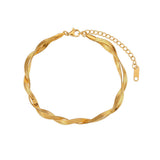 Cross Twisted Bracelet