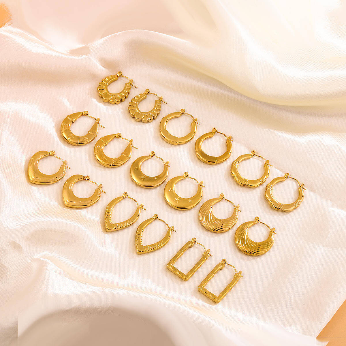 gold hoop earrings for girls