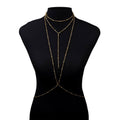 18K Bikini Bra Chain Body Jewelry