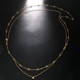 18K Multi Layered Neck Chain